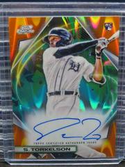 Spencer Torkelson [Orange Galactic] #CCA-ST Baseball Cards 2022 Topps Cosmic Chrome Autographs Prices