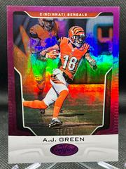 A.J. Green [Mirror Purple] #19 Football Cards 2017 Panini Certified Prices