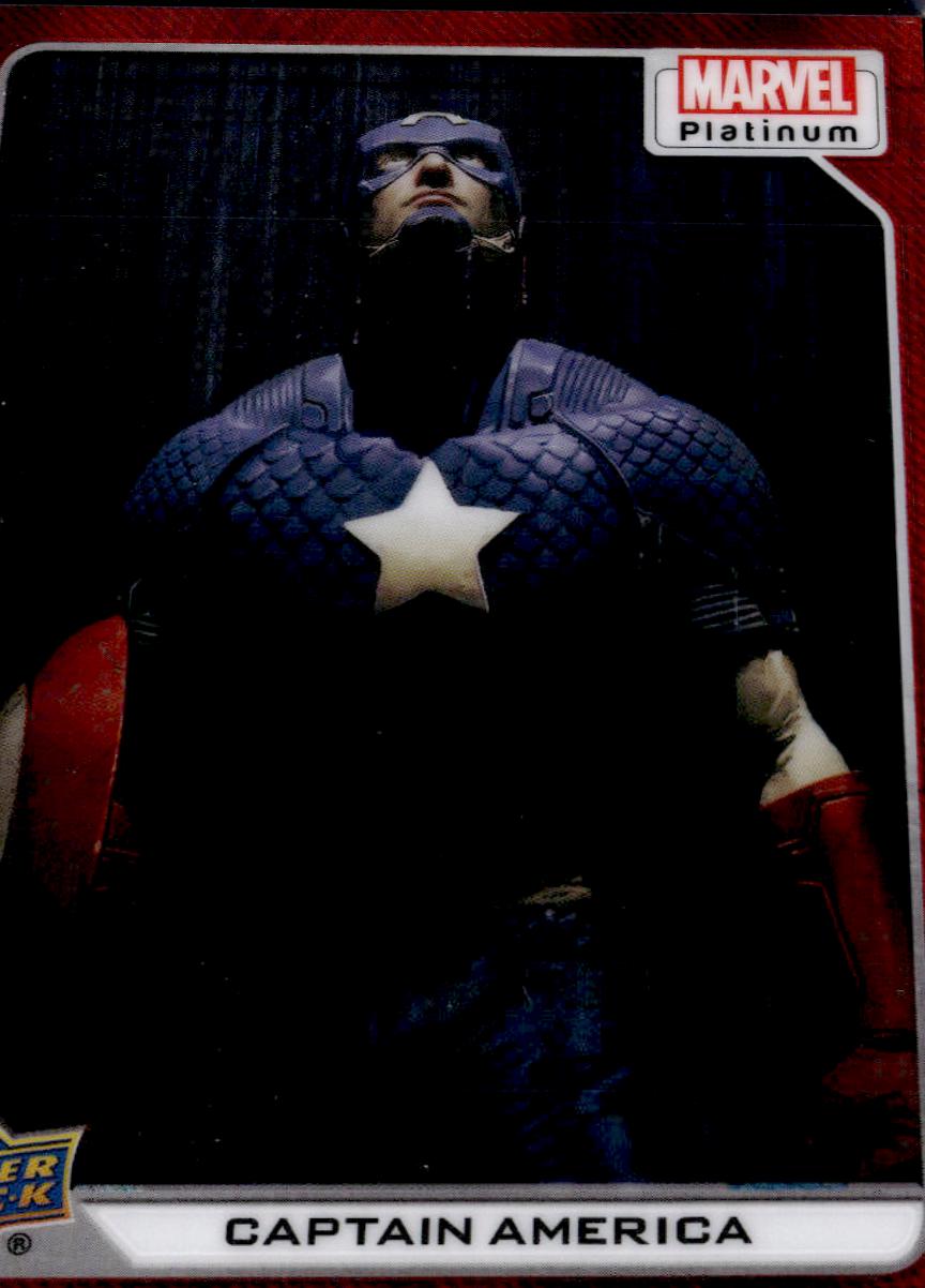 Captain America [Red Prism] #13 Marvel 2023 Upper Deck Platinum