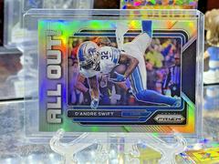 D'Andre Swift [Silver] #AO-20 Football Cards 2022 Panini Prizm All Out Prices
