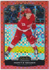 Moritz Seider [Orange Checkers] #28 Hockey Cards 2022 O-Pee-Chee Platinum Prices