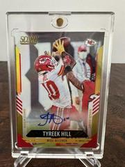 Tyreek Hill [Signature Gold Zone] #2 Football Cards 2021 Panini Score Prices