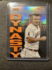 Mike Trout [Orange] Baseball Cards 2022 Stadium Club Chrome Dynasty and Destiny Prices