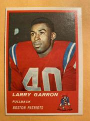 Larry Garron #1 Football Cards 1963 Fleer Prices