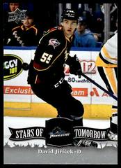 David Jiricek #ST-4 Hockey Cards 2022 Upper Deck AHL Stars of Tomorrow Prices