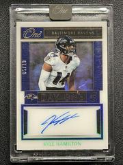 Kyle Hamilton [Day Autograph Gold] #107 Football Cards 2022 Panini One Prices