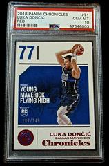 Luka Doncic [Red] #71 Basketball Cards 2018 Panini Chronicles Prices
