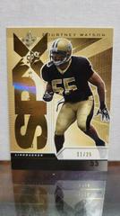 Courtney Watson [Spectrum Gold] Football Cards 2004 Spx Prices
