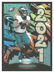 Jalen Hurts [Teal] #2021-4 Football Cards 2021 Panini Certified 2021 Insert Prices