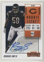 Roquan Smith #146 Football Cards 2018 Panini Contenders Rookie Ticket Prices