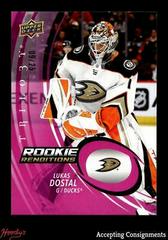 Lukas Dostal [Pink] #RR-21 Hockey Cards 2022 Upper Deck Trilogy Rookie Renditions Prices