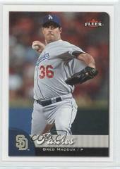 Greg Maddux #169 Baseball Cards 2007 Fleer Prices