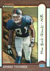 Amani Toomer [Interstate Refractor] #26 Football Cards 1999 Bowman Chrome Prices