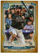 Charlie Blackmon [Red] Baseball Cards 2020 Topps Gypsy Queen Prices