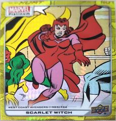 Scarlet Witch [Yellow Spotlight] #106 Marvel 2023 Upper Deck Platinum Prices