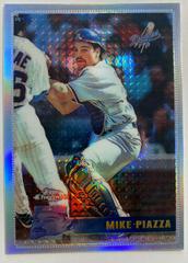 Mike Piazza [Refractor] #93 Baseball Cards 1996 Topps Chrome Prices
