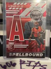 Ja'Marr Chase [Red] Football Cards 2023 Panini Donruss Elite Spellbound Prices