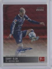 Danny Blum [Red Wave Refractor] Soccer Cards 2021 Stadium Club Chrome Bundesliga Autographs Prices