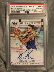 Kevin Knox [Ruby] #KKN Basketball Cards 2018 Panini Court Kings Heir Apparent Autographs Prices