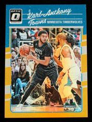 Karl Anthony Towns [Gold] #128 Basketball Cards 2016 Panini Donruss Optic Prices