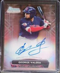George Valera [Rose Gold] #PA-GV Baseball Cards 2022 Bowman Sterling Prospect Autographs Prices