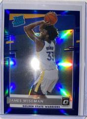 James Wiseman [Blue] Basketball Cards 2020 Panini Donruss Optic Prices