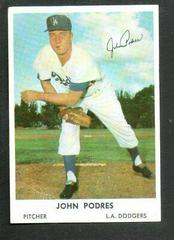 John Podres #22 Baseball Cards 1962 Bell Brand Dodgers Prices