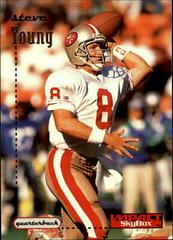 Steve Young #133 Football Cards 1996 Skybox Impact Prices