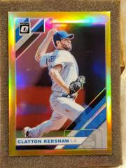 Clayton Kershaw [Gold] #178 Baseball Cards 2019 Panini Donruss Optic Prices