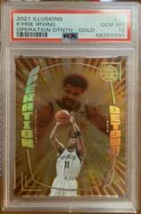 Kyrie Irving [Gold] Basketball Cards 2021 Panini Illusions Operation Detonation Prices