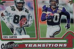 Cris Carter [Red] #T-11 Football Cards 2022 Panini Classics Transitions Prices
