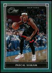 Pascal Siakam [Green] Basketball Cards 2019 Panini One and One Prices