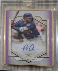 Pete Alonso [Purple] #DCFA-PA Baseball Cards 2022 Topps Definitive Framed Autograph Collection Prices