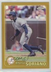 Alfonso Soriano #553 Baseball Cards 2001 Topps Chrome Prices