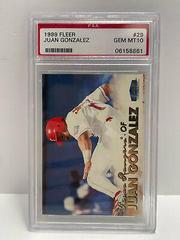 Juan Gonzalez Baseball Cards 1999 Fleer Prices