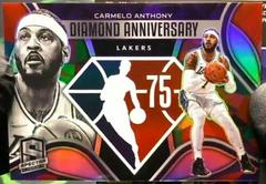 Carmelo Anthony Basketball Cards 2021 Panini Spectra Diamond Anniversary Prices