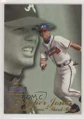 Chipper Jones [Row 3] #10 Baseball Cards 1998 Flair Showcase Prices