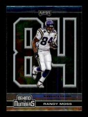 Randy Moss #BTN-12 Football Cards 2020 Panini Playoff Behind the Numbers Prices