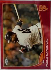 Pablo Sandoval [Pink Refractor] #216 Baseball Cards 2013 Topps Chrome Prices
