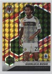 Gianluca Busio [Red & Gold Choice Mosaic] #117 Soccer Cards 2021 Panini Mosaic Serie A Prices