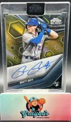 Brett Baty [Gold] Baseball Cards 2023 Topps Chrome Black Autographs Prices
