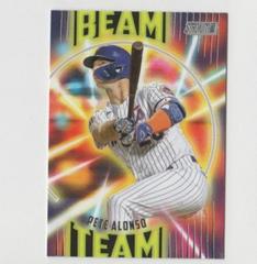 Pete Alonso #BT-7 Baseball Cards 2022 Stadium Club Beam Team Prices