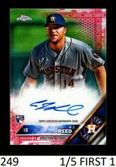 A.J. Reed [Red Refractor] Baseball Cards 2016 Topps Chrome Rookie Autographs Prices