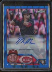 Matt Swarmer [Blue RayWave] #RA-MS Baseball Cards 2023 Topps Chrome Update Rookie Autographs Prices