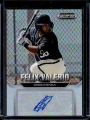 Felix Valerio #AU-FV Baseball Cards 2022 Panini Prizm Draft Picks Autographs Prices