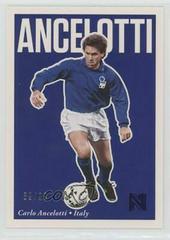 Carlo Ancelotti [Blue] Soccer Cards 2017 Panini Nobility Prices