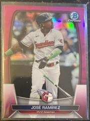 Jose Ramirez [Fuchsia] Baseball Cards 2023 Bowman Chrome Prices