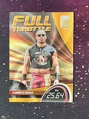 Carmelo Hayes [Orange] #2 Wrestling Cards 2023 Donruss Elite WWE Full Throttle Prices