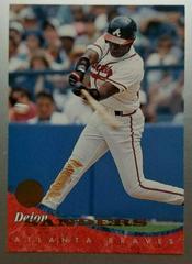 Deion Sanders #101 Baseball Cards 1994 Leaf Prices