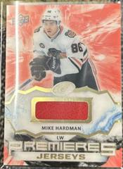 Mike Hardman [Jersey] #IPA-MH Hockey Cards 2021 Upper Deck Ice Premieres Prices